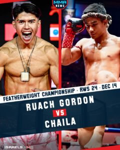 Israel's Ruach Gordon vs Thailand's Chaila: The Ultimate Clash for the 2024 RWS Tournament Featherweight Championship