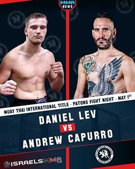 Daniel Lev vs. Andrew Capurro - Title Fight - May 1st
