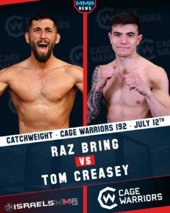 Raz Bring vs. Tom Creasey - Cage Warriors 192