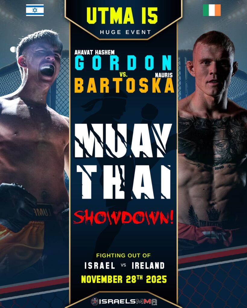 Ahavat Hashem Gordon steps into UTMA 15 in Kaunas after two wins in ONE Championship.